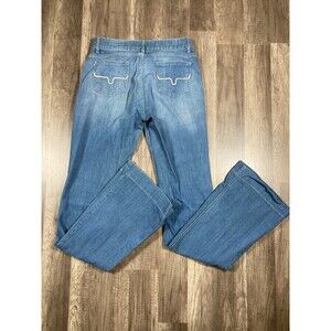 Kimes Ranch Lola Jeans Wide Leg Boot Cut Flare Womens 10/36 Cowgirl USA 29x36